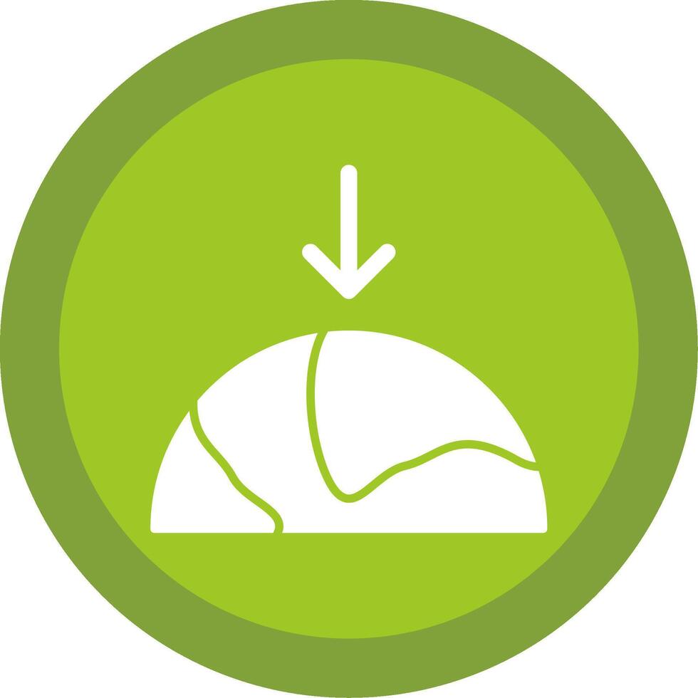 Gravity Glyph Multi Circle Icon vector