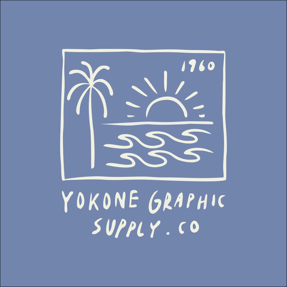 Exploring Surfing with a Japanese Twist Groovy Asia T-Shirt Design vector