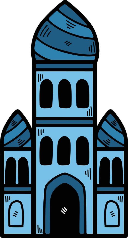 A building with a dome give the building a sense of warmth and spirituality vector