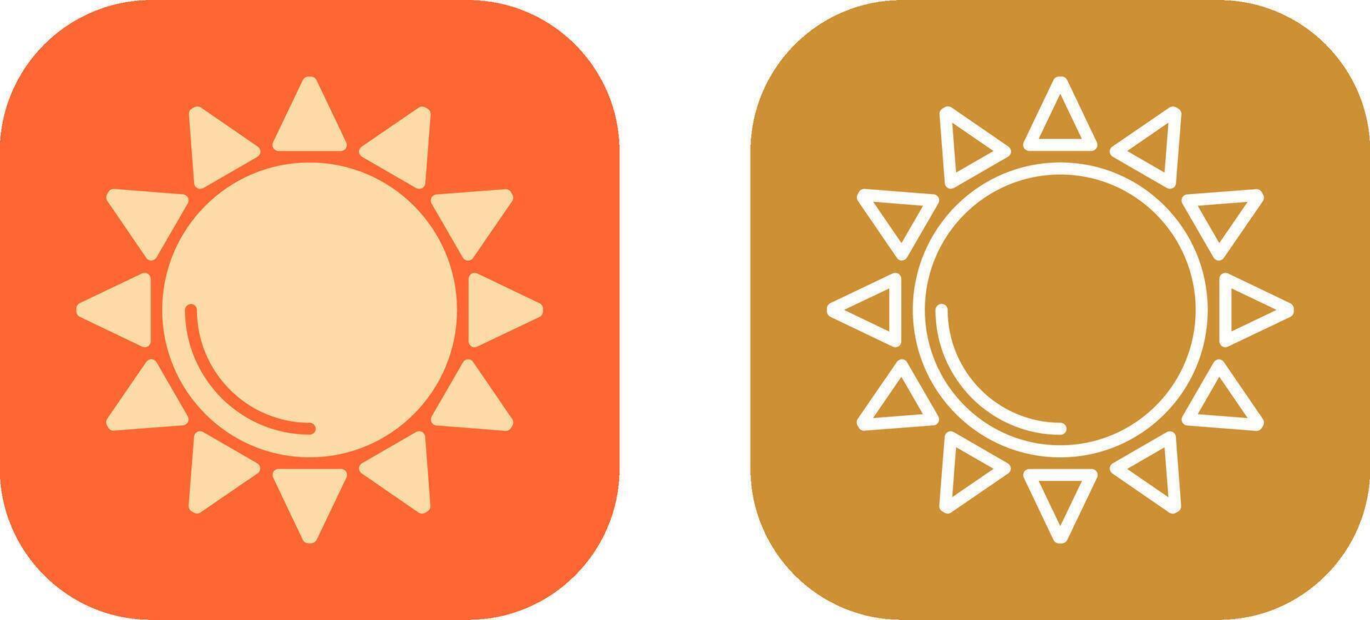 Sun Icon Design vector