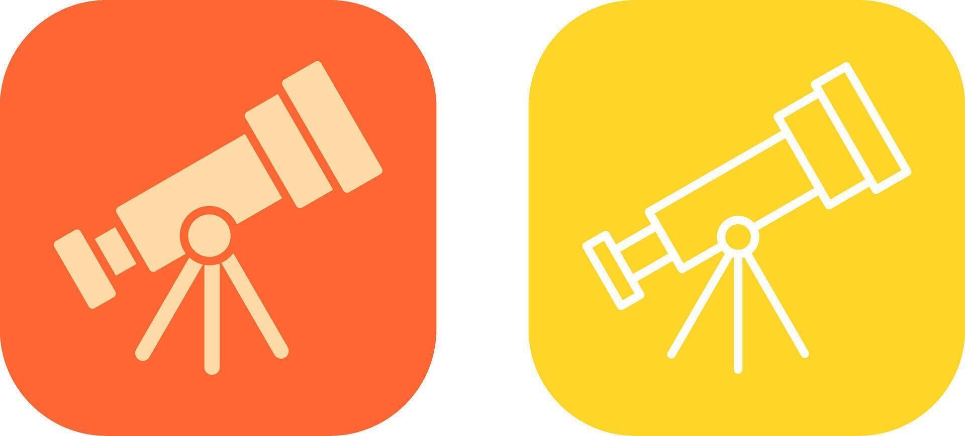 Telescope Icon Design vector