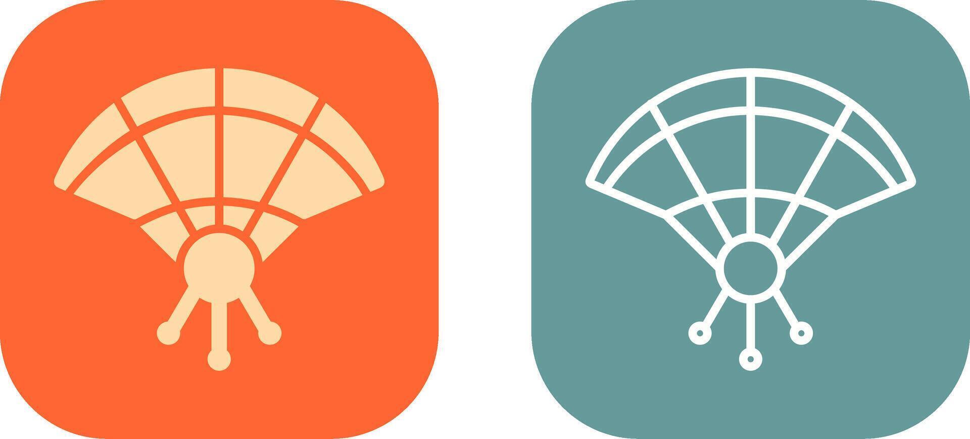 Hand Fan Icon Design vector