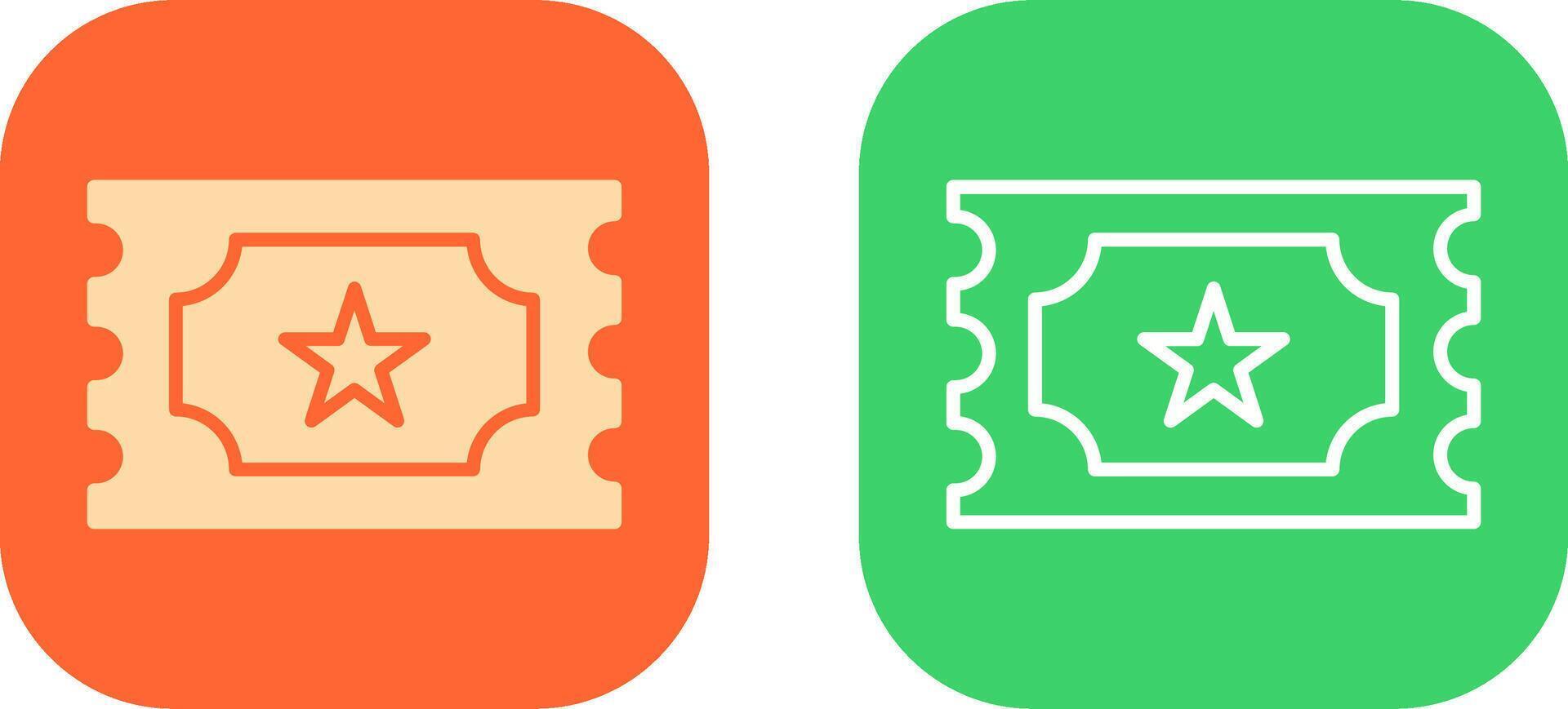 Tickets Icon Design vector