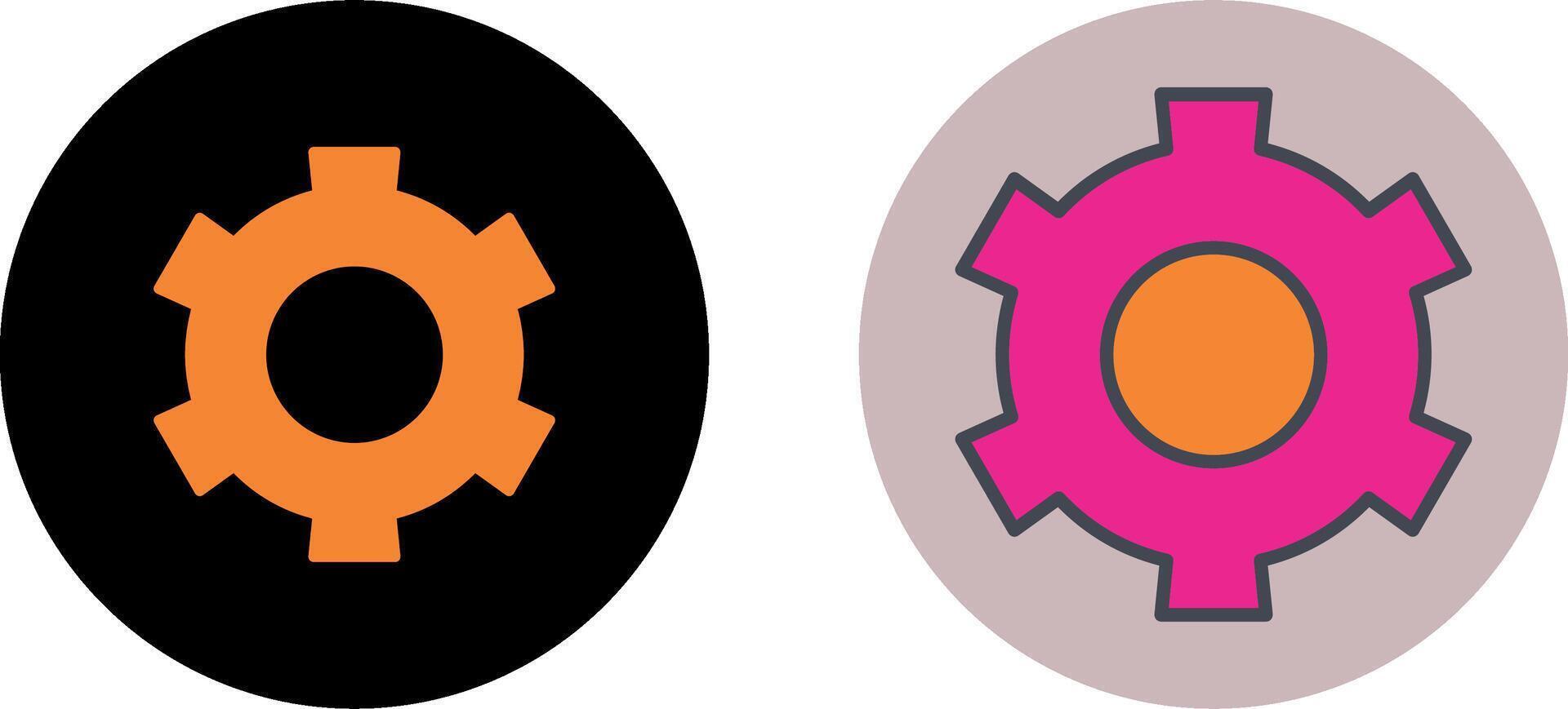 Setting Gear Icon Design vector