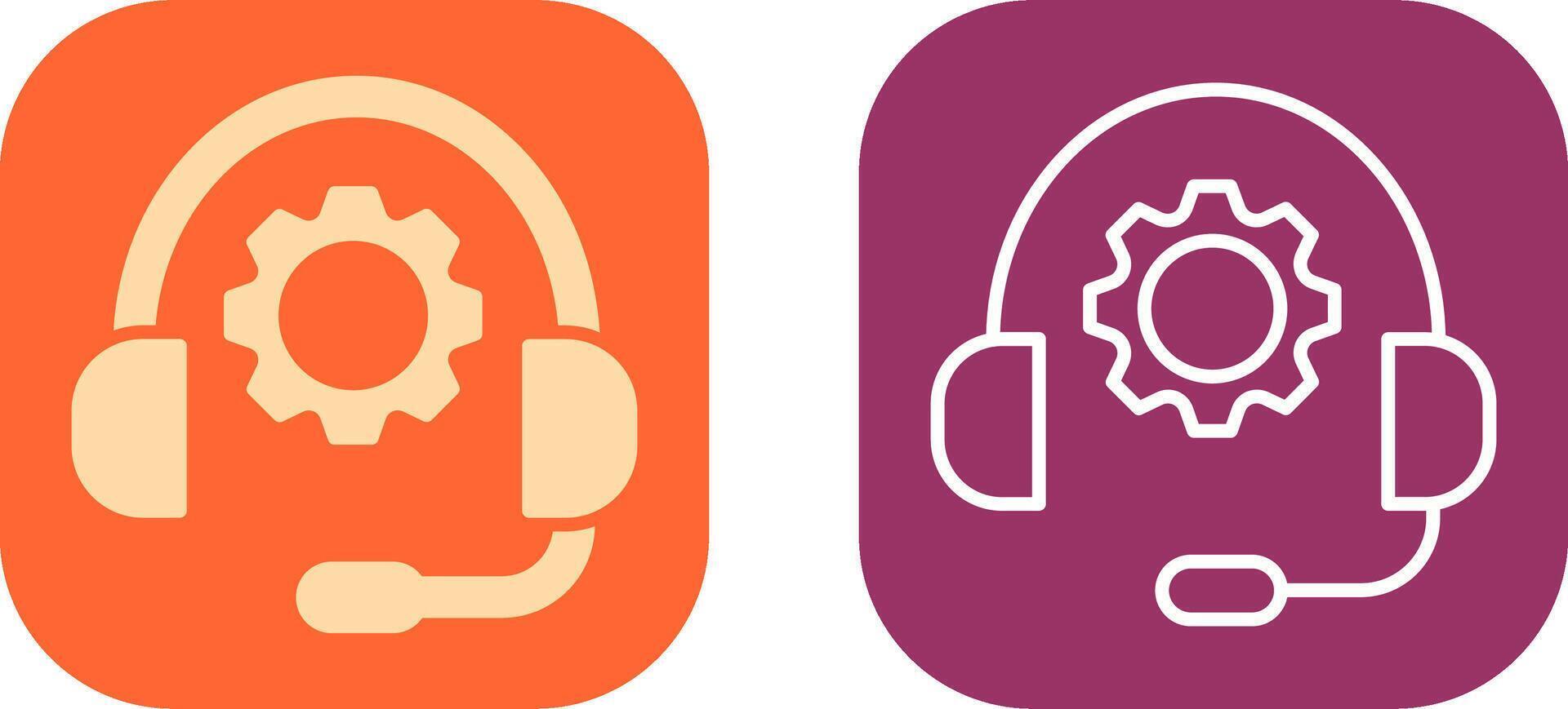 Technical Support Icon Design vector