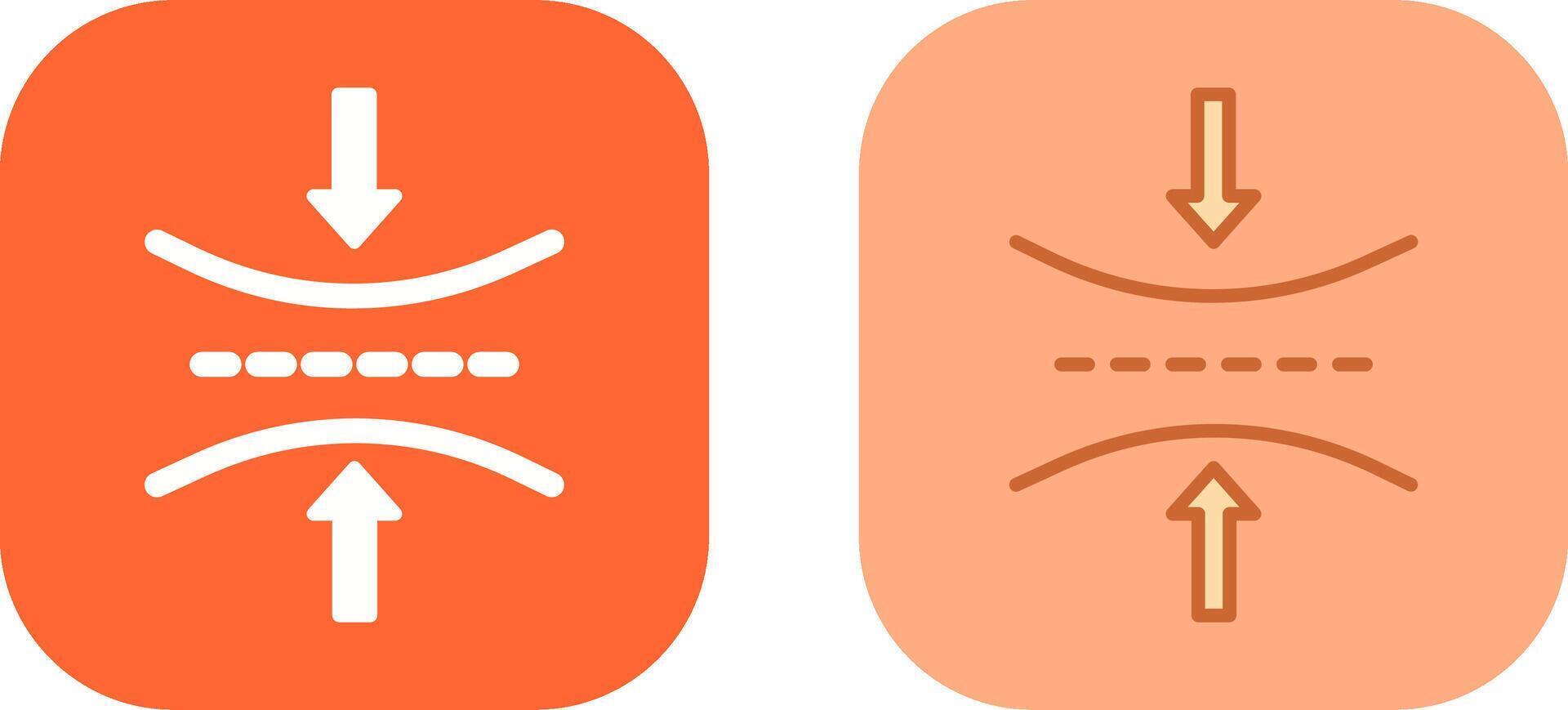 Elasicity Icon Design vector