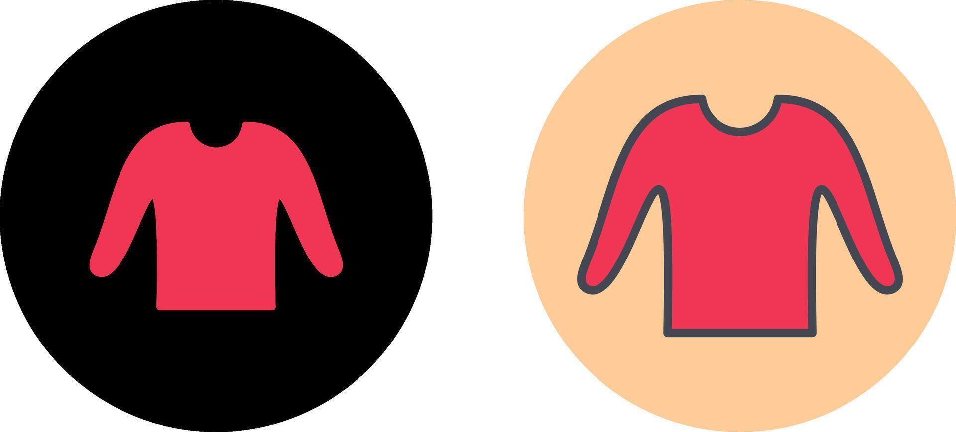 Casual Shirt Icon Design vector