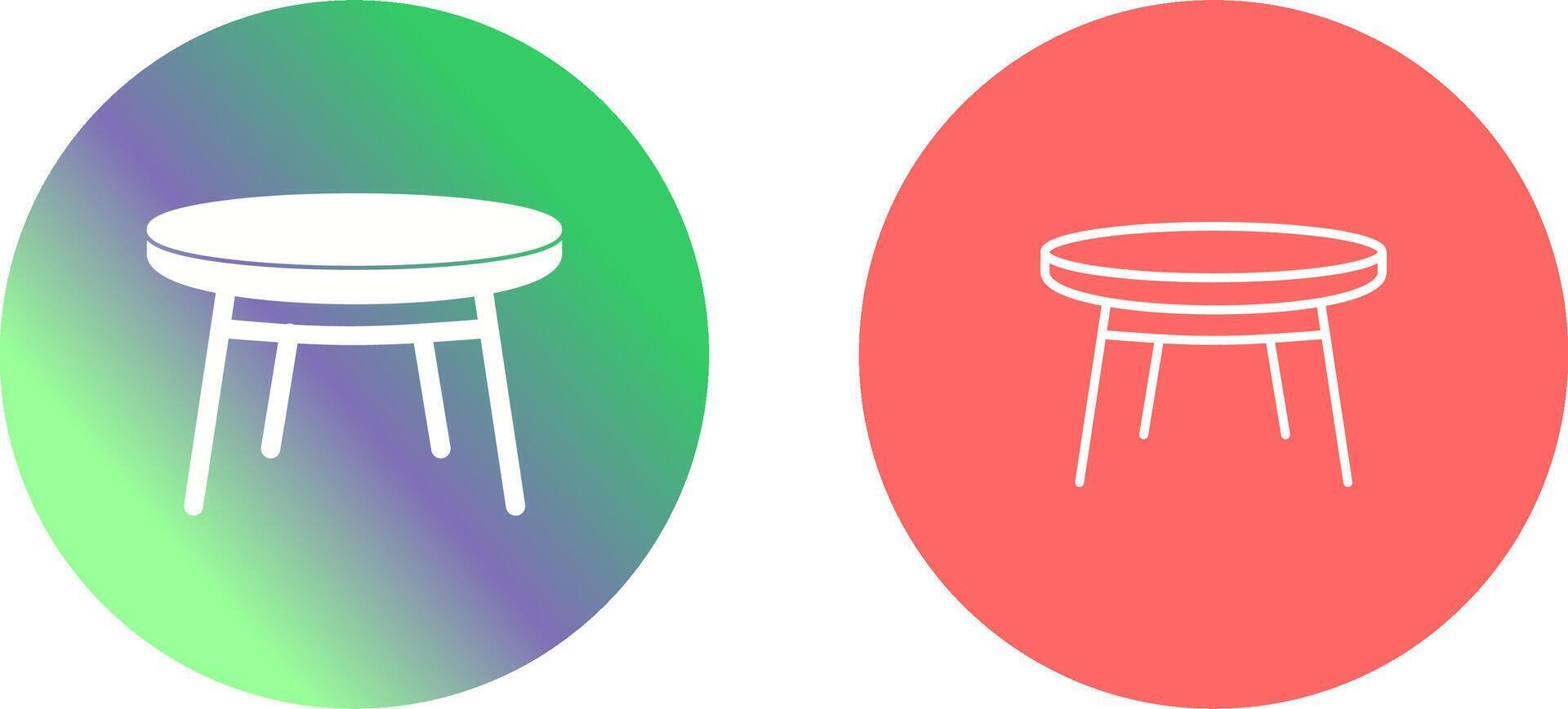 Small Table Icon Design vector