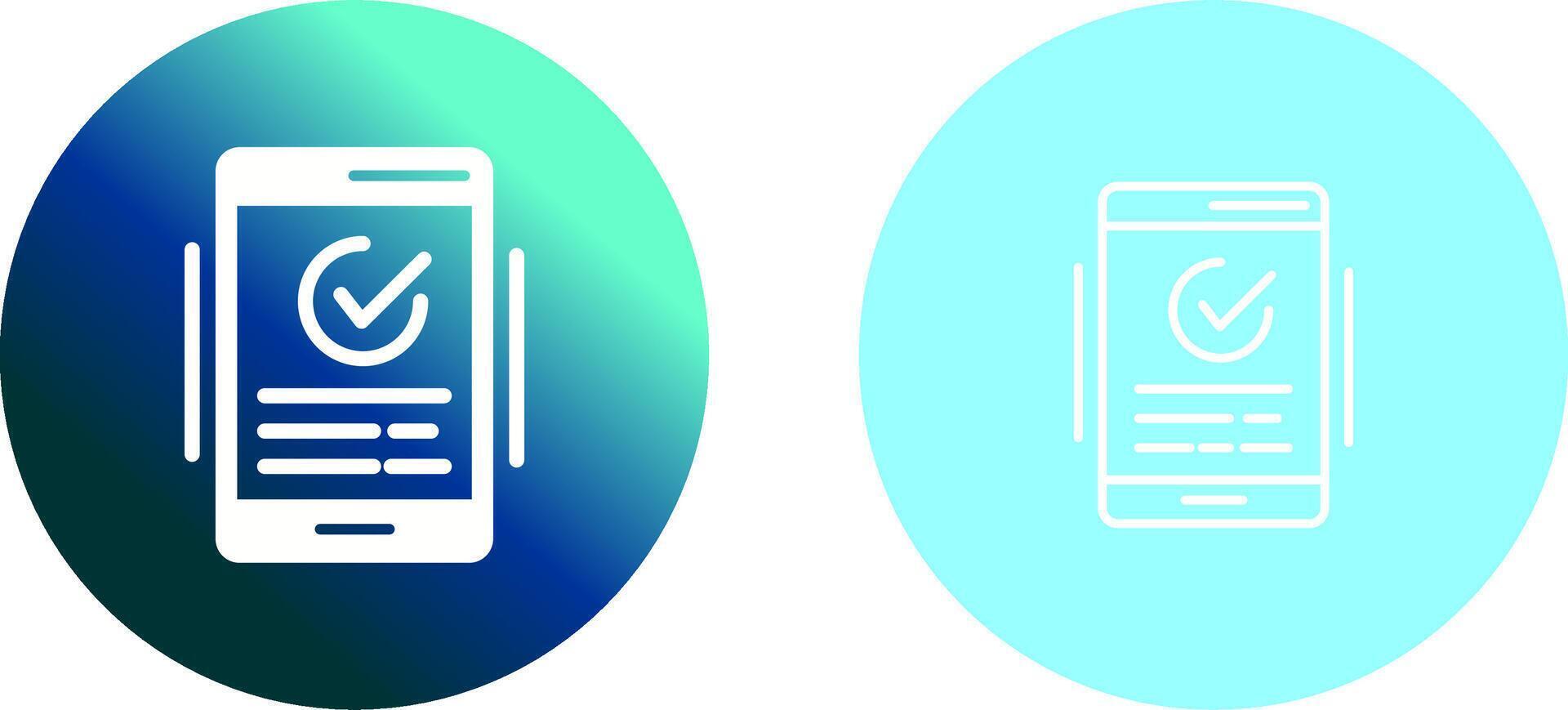 Order Confirmed Icon Design vector