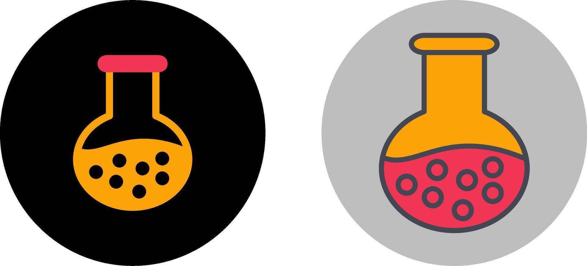 Acidic Liquid Icon Design vector