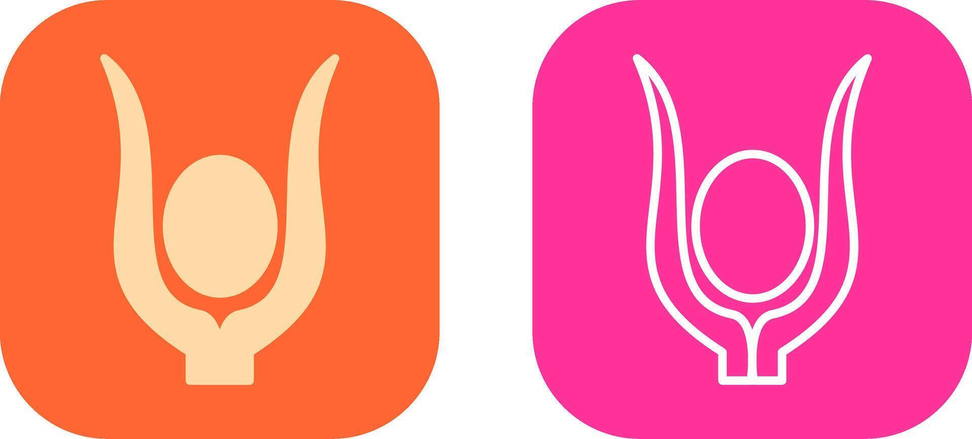 Egyptian god Icon Design vector