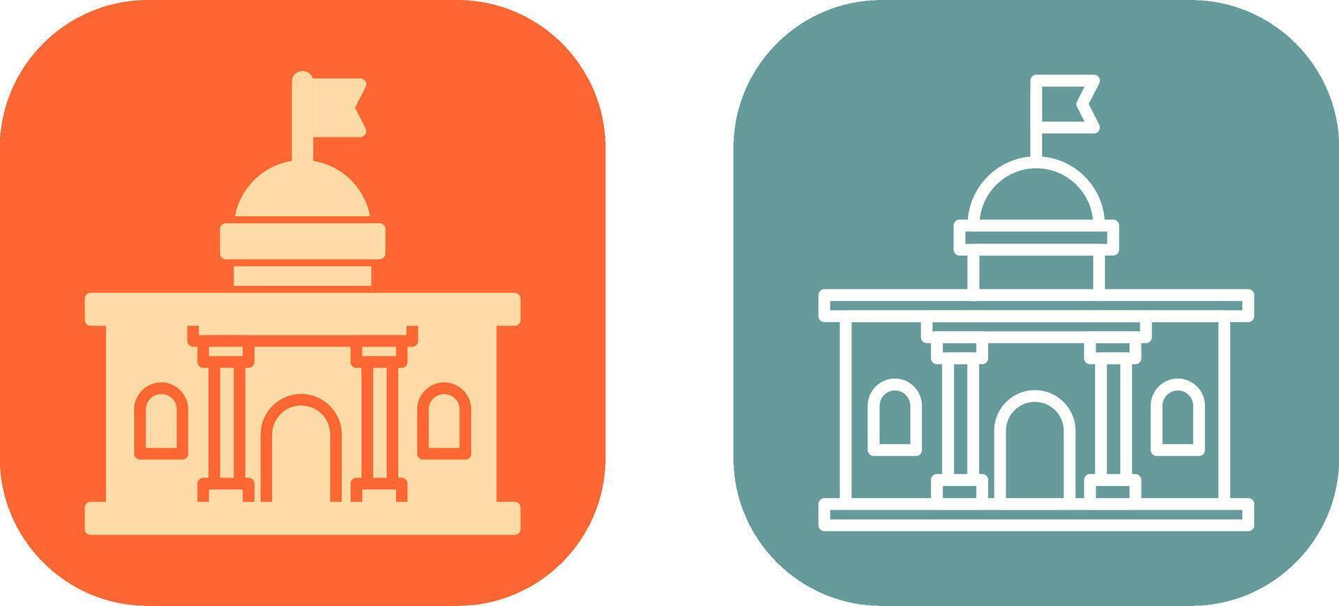 parlamento icono diseño vector