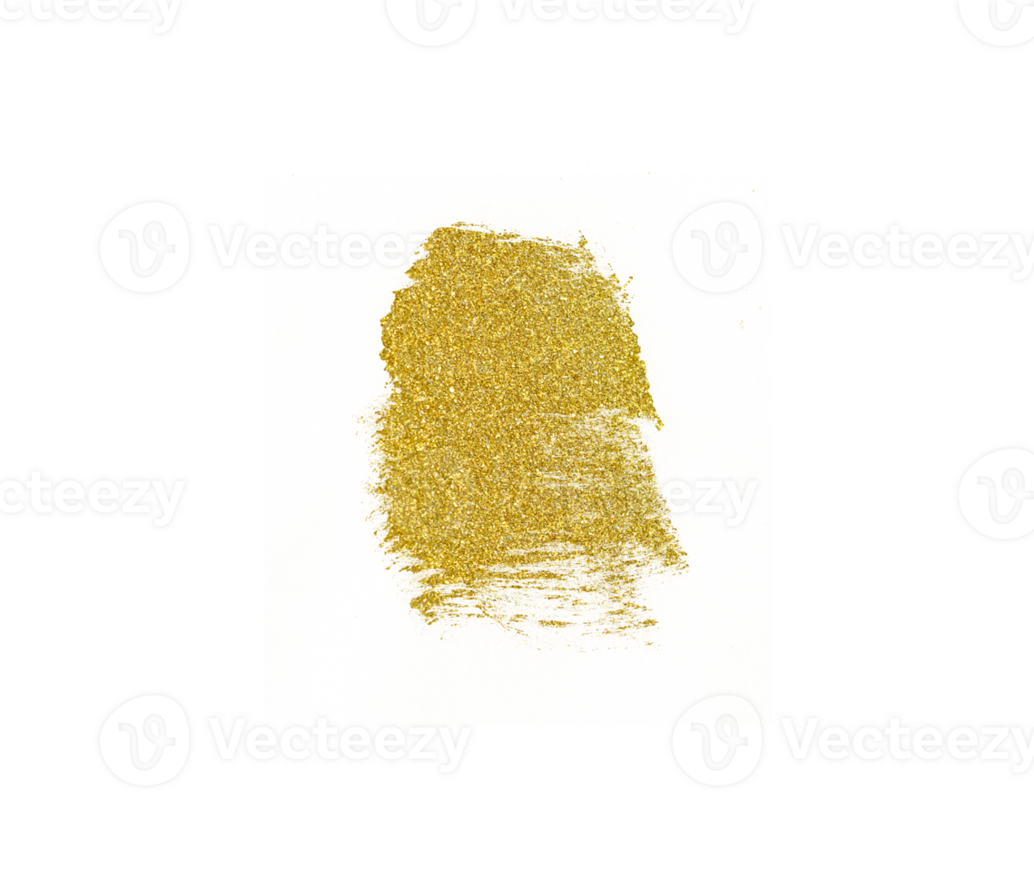 ouro brilhar acrílico pintado objeto png