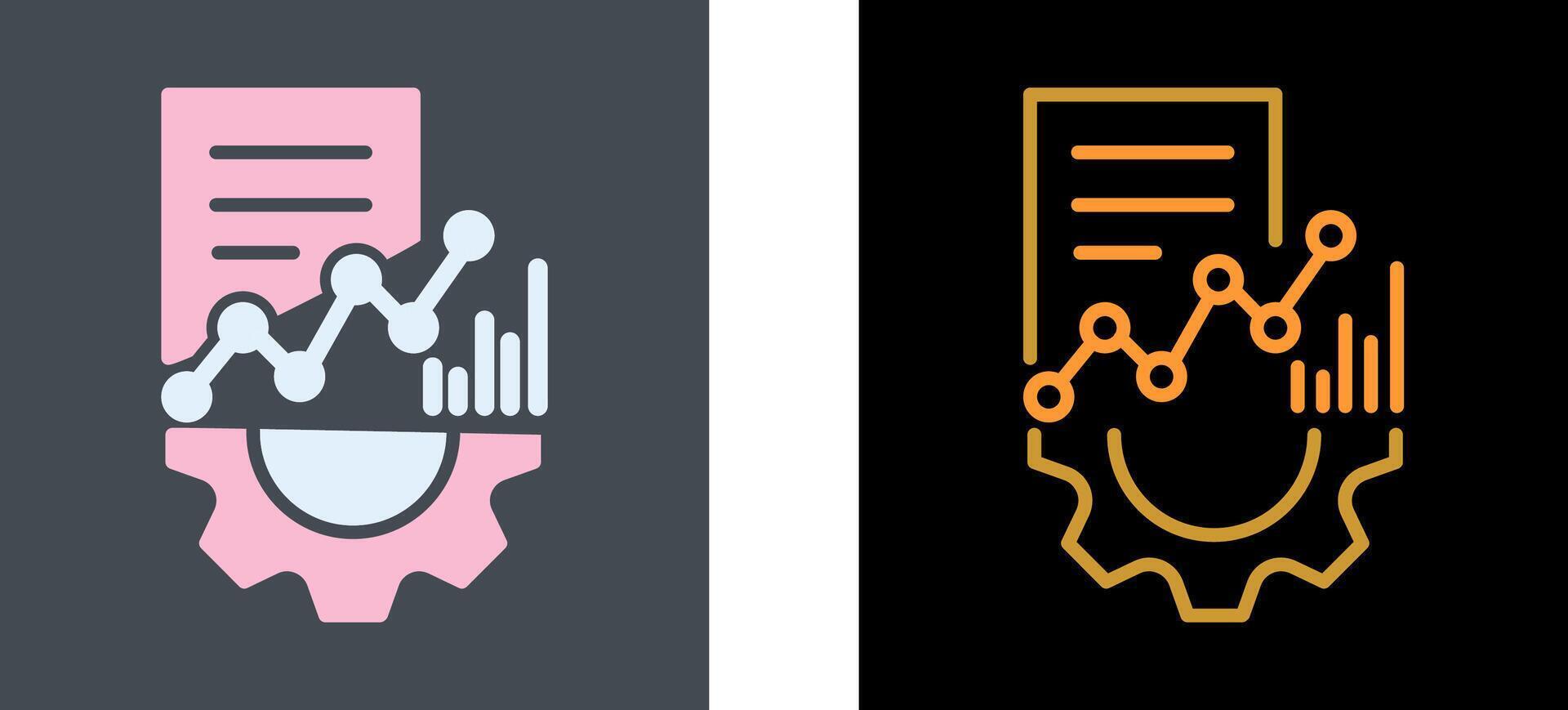 Manage Data Icon Design vector