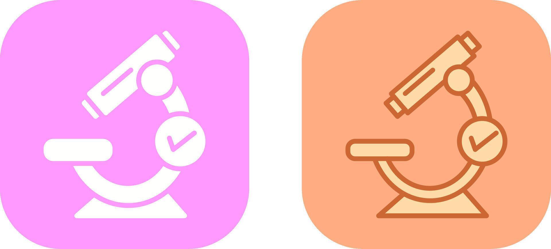 Microscope Icon Design vector