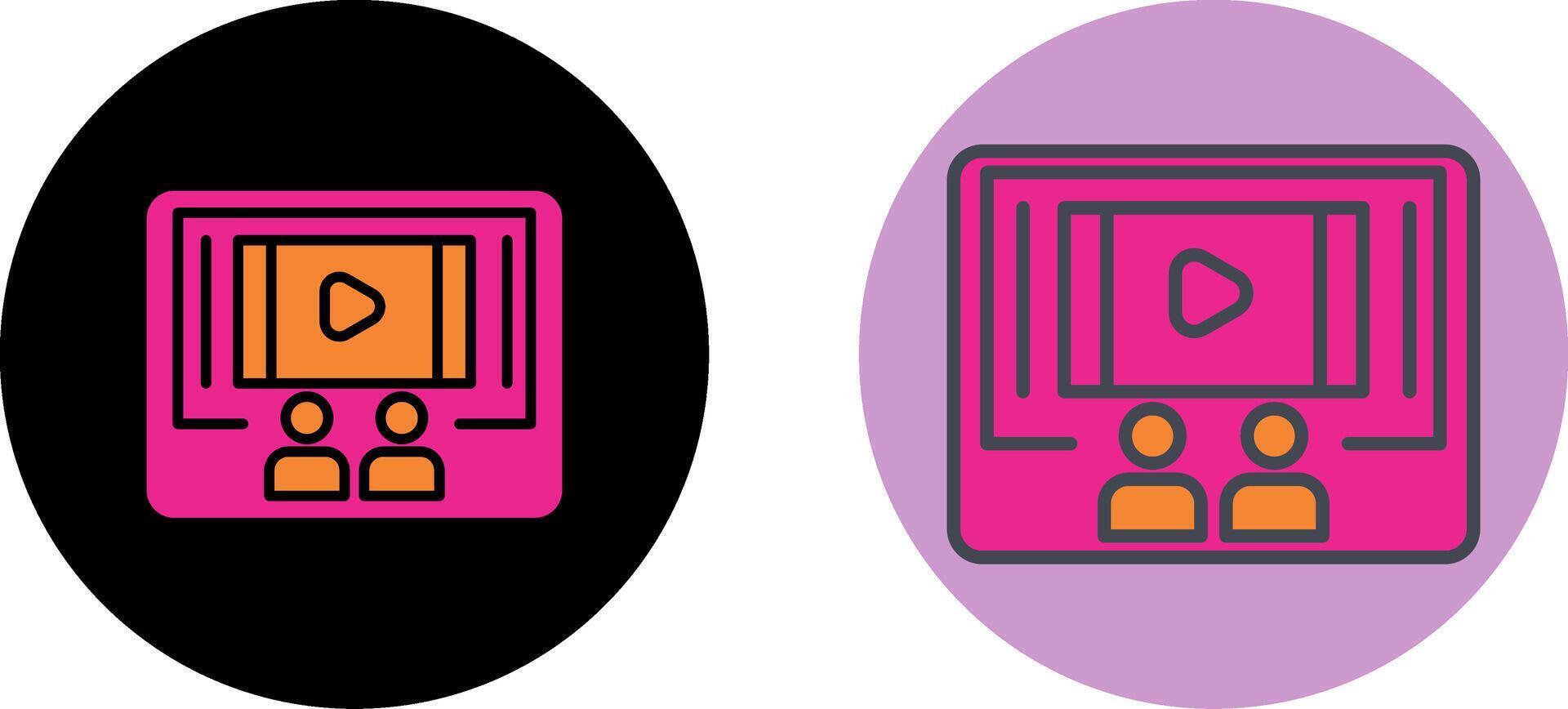 Auditorium Icon Design vector