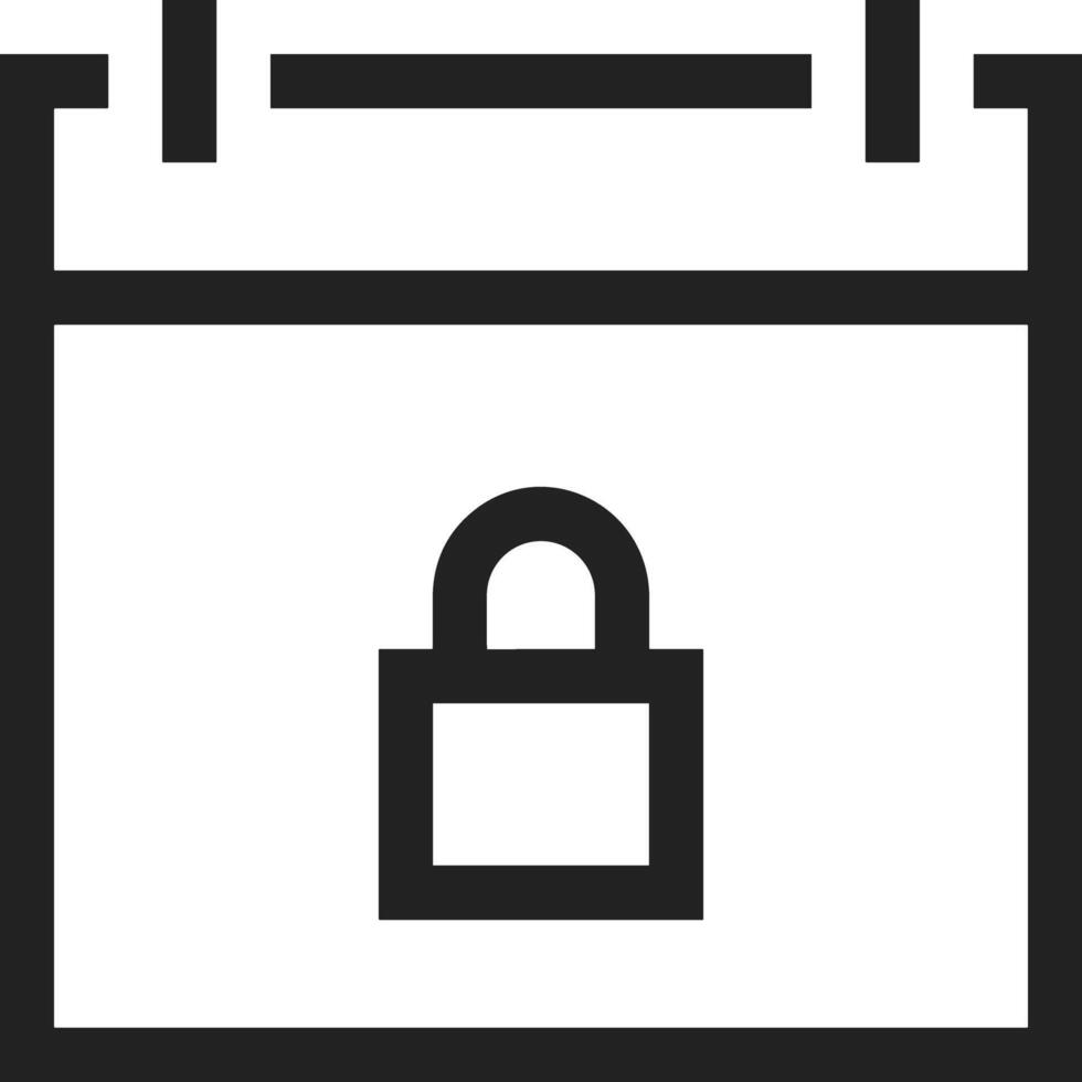 Calendar Icon symbol image for schedule or appointment vector