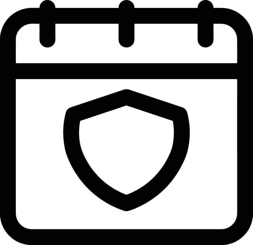 Calendar Icon symbol image for schedule or appointment vector