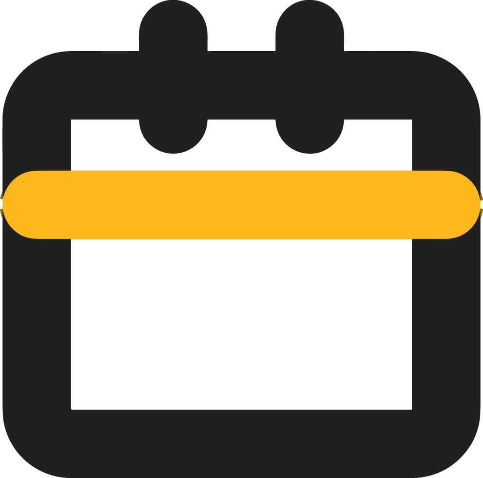 Calendar Icon symbol image for schedule or appointment vector
