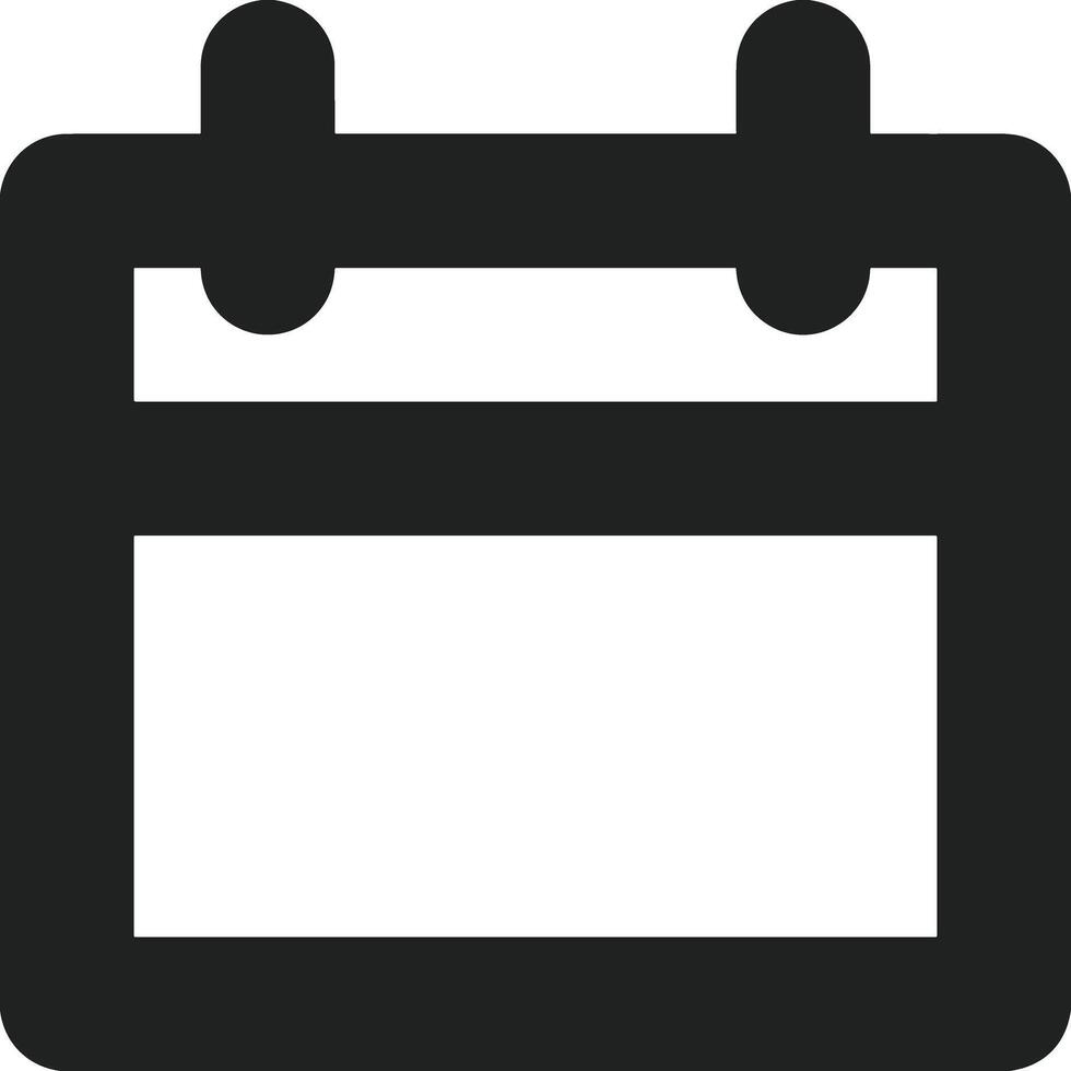 Calendar Icon symbol image for schedule or appointment vector
