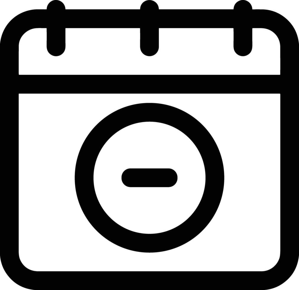 Calendar Icon symbol image for schedule or appointment vector
