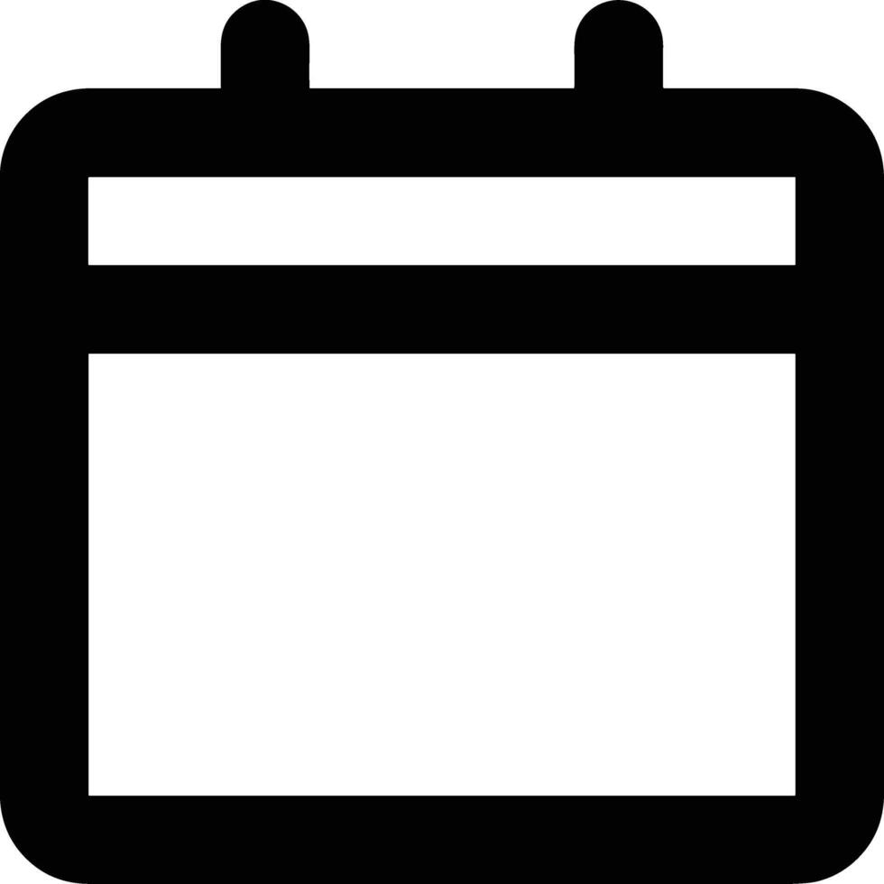 Calendar Icon symbol image for schedule or appointment vector