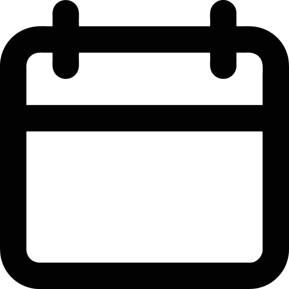 Calendar Icon symbol image for schedule or appointment vector
