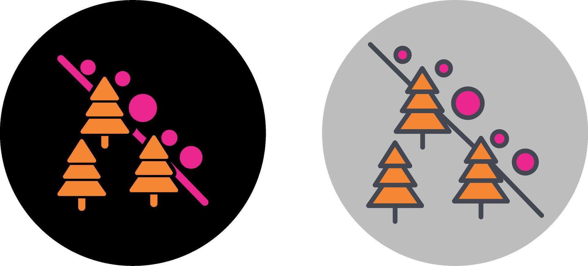 Avalanche Icon Design vector