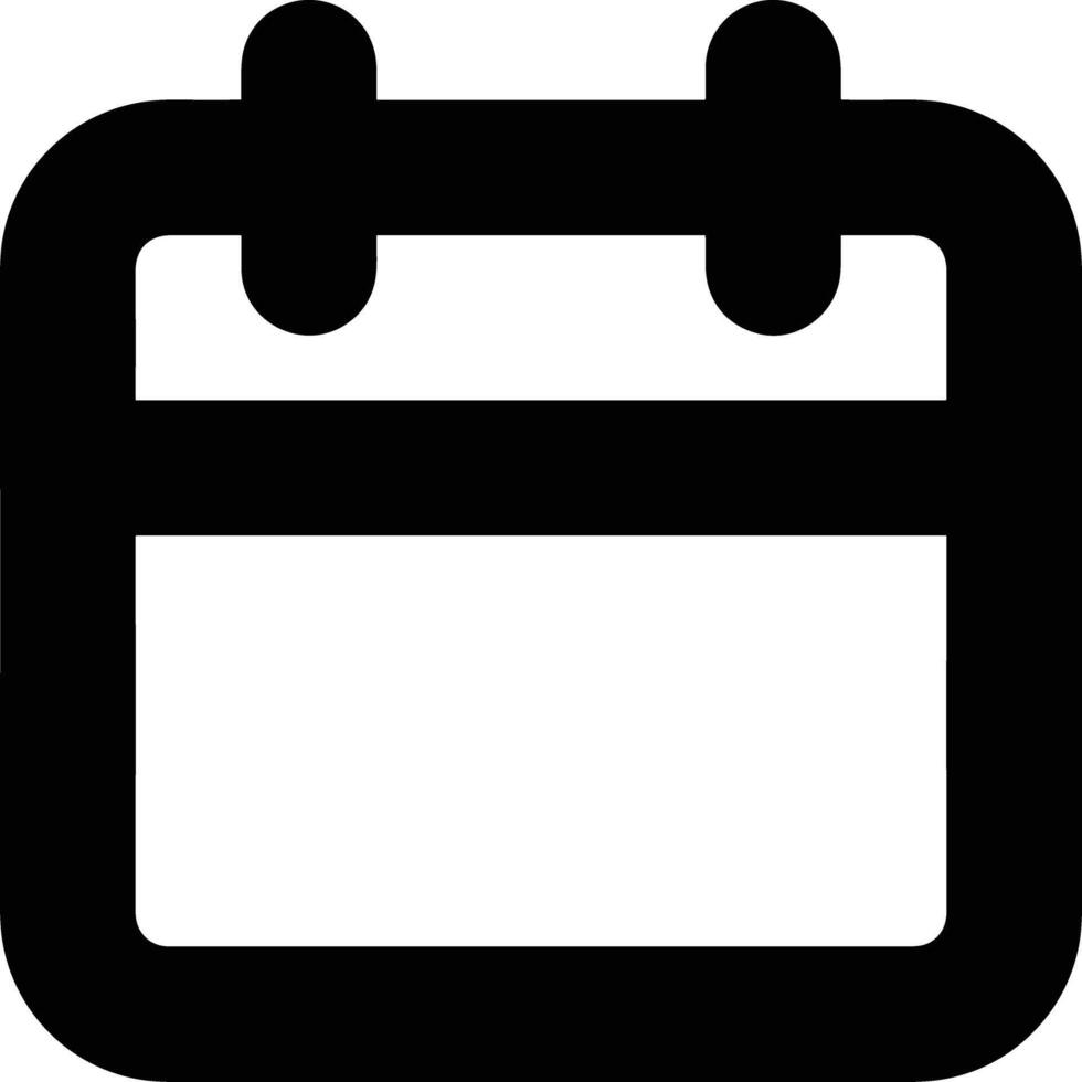 Calendar Icon symbol image for schedule or appointment vector