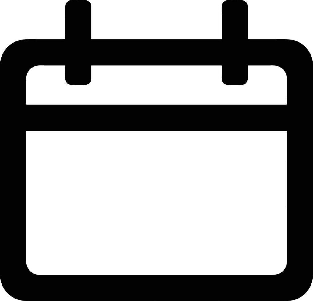 Calendar Icon symbol image for schedule or appointment vector