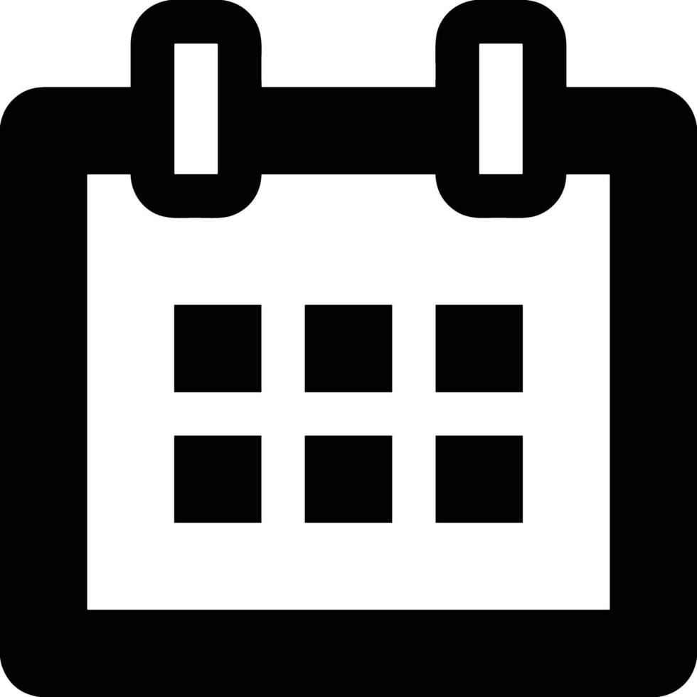 calendario icono símbolo imagen para calendario o cita vector