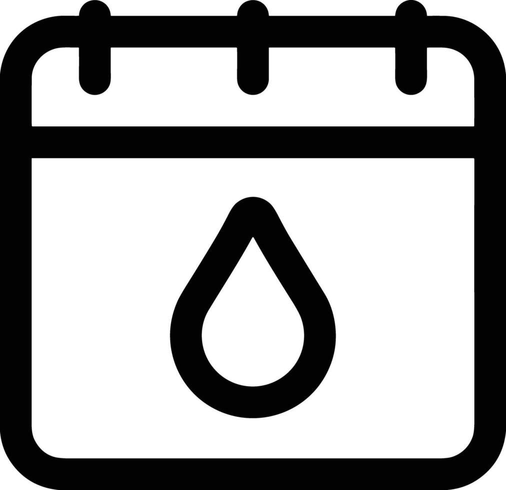 Calendar Icon symbol image for schedule or appointment vector