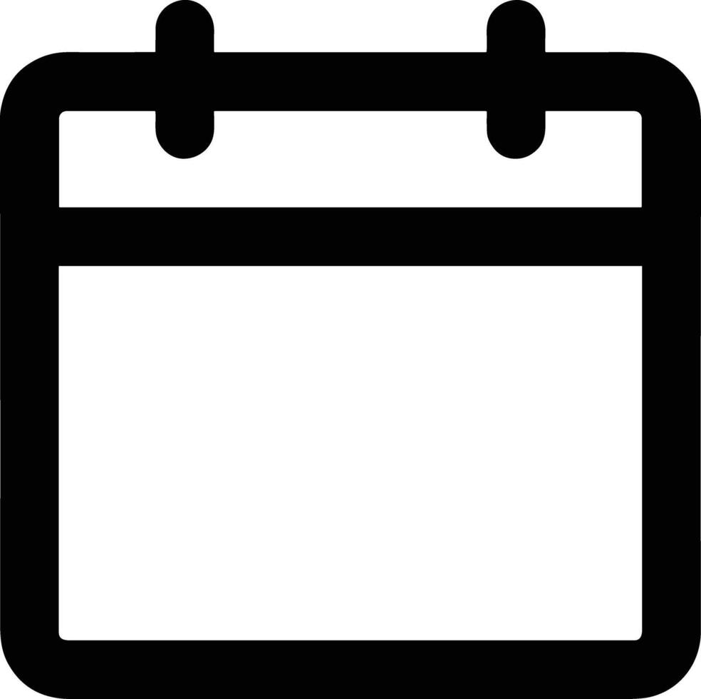 Calendar Icon symbol image for schedule or appointment vector