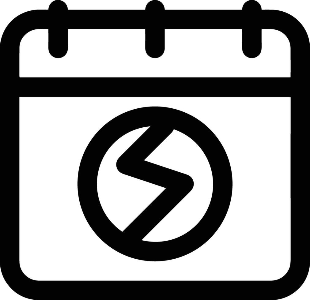 Calendar Icon symbol image for schedule or appointment vector