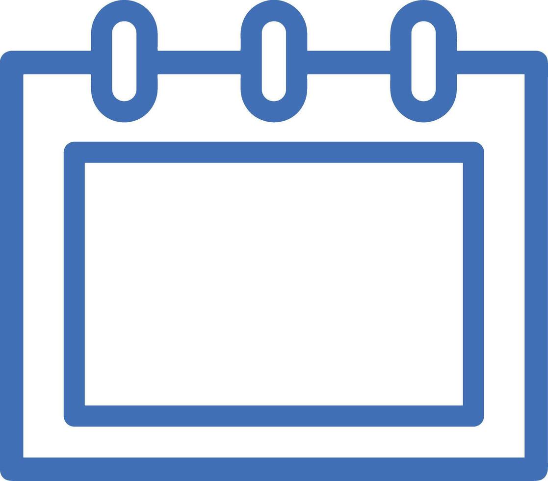 Calendar Icon symbol image for schedule or appointment vector