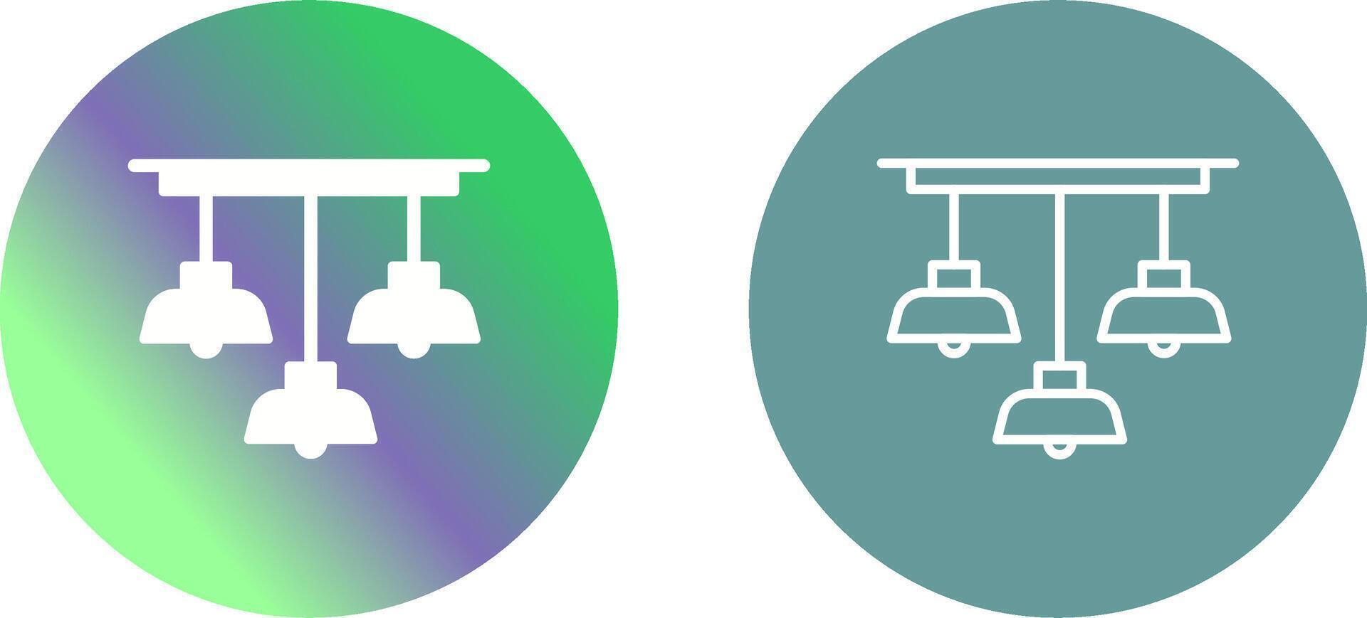 Overhead Light Icon Design vector
