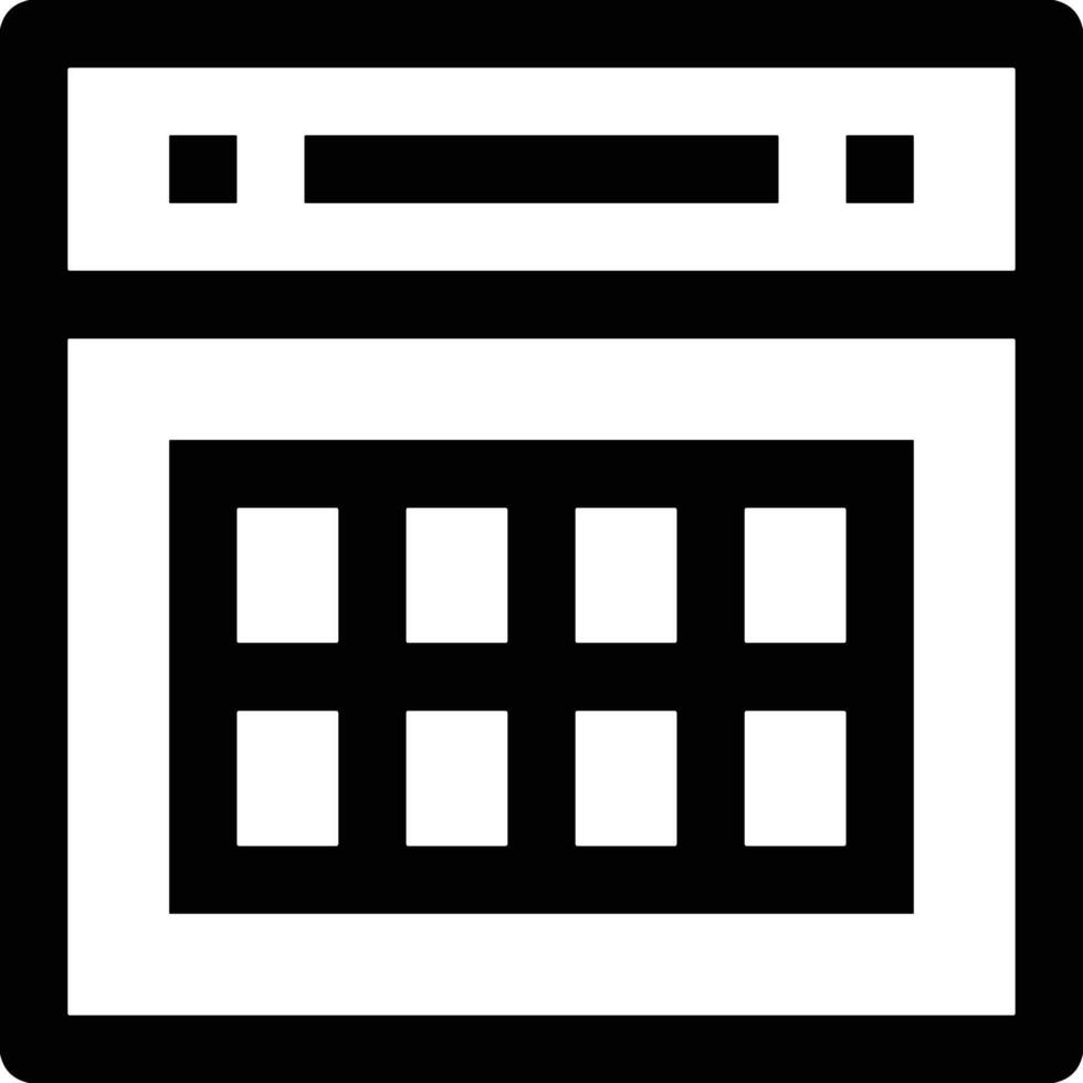 Calendar Icon symbol image for schedule or appointment vector