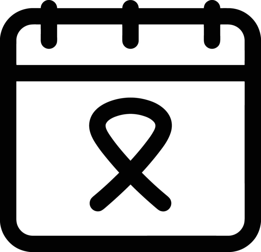 Calendar Icon symbol image for schedule or appointment vector
