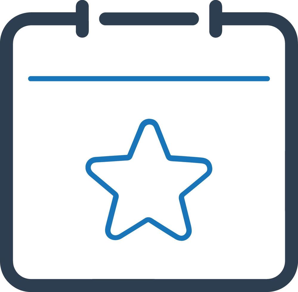 Calendar Icon symbol image for schedule or appointment vector