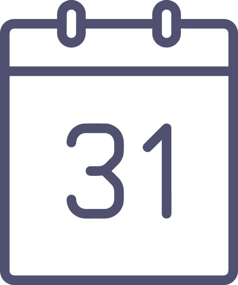 Calendar Icon symbol image for schedule or appointment vector