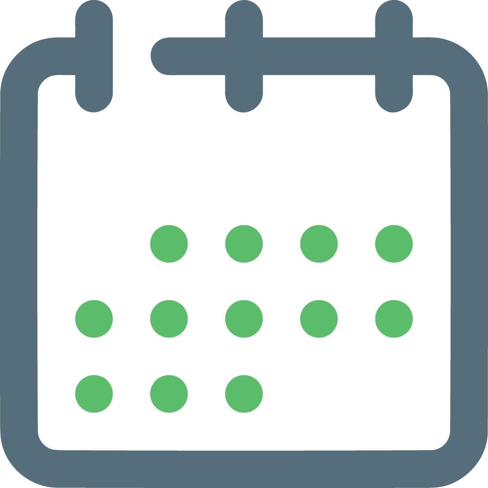 Calendar Icon symbol image for schedule or appointment vector