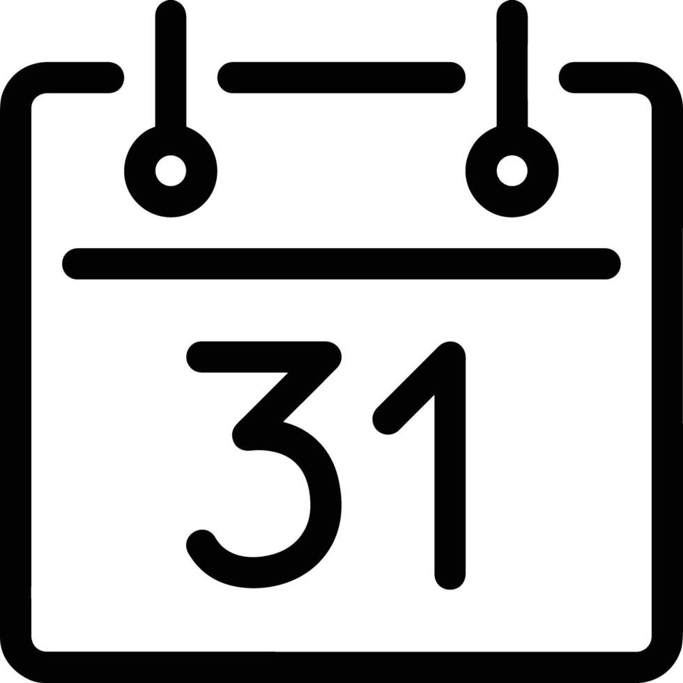 Calendar Icon symbol image for schedule or appointment vector