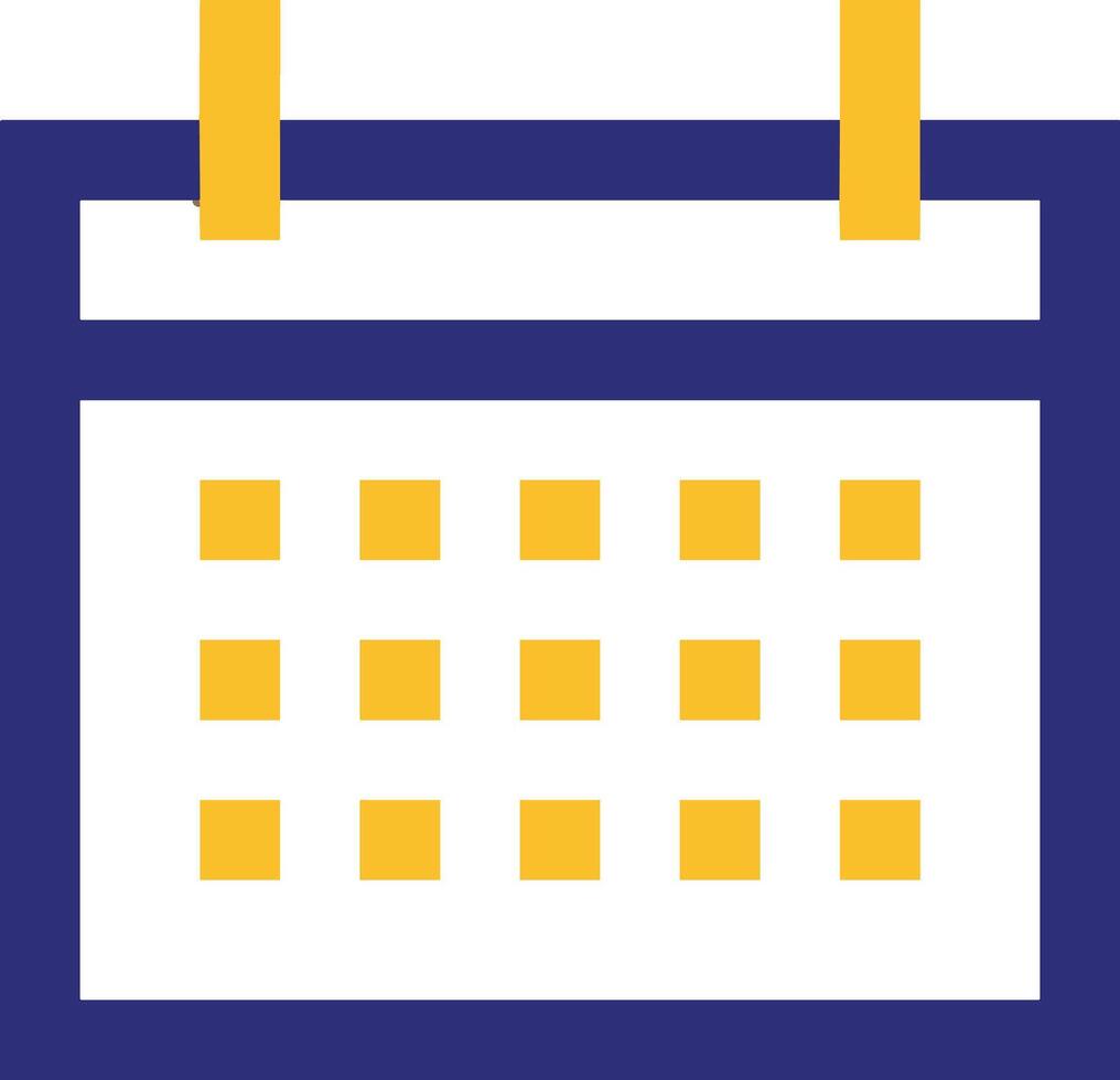 Calendar Icon symbol image for schedule or appointment vector