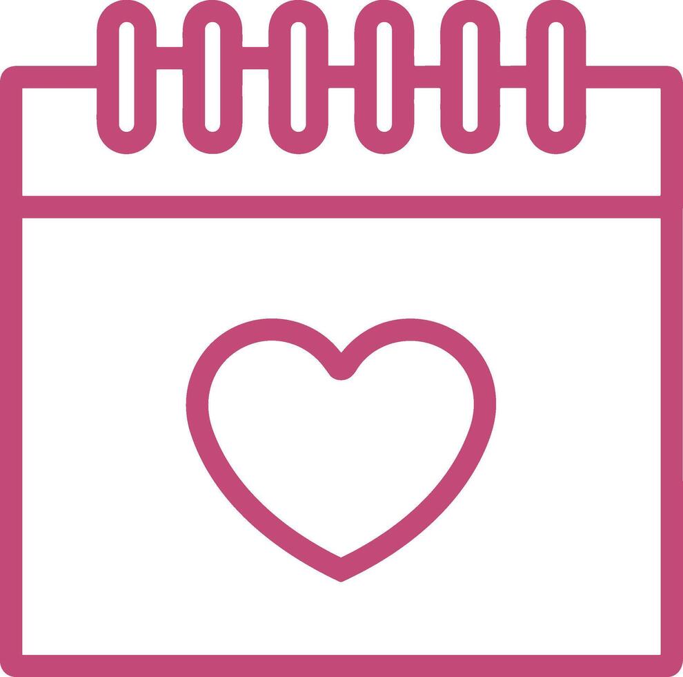 Calendar Icon symbol image for schedule or appointment vector