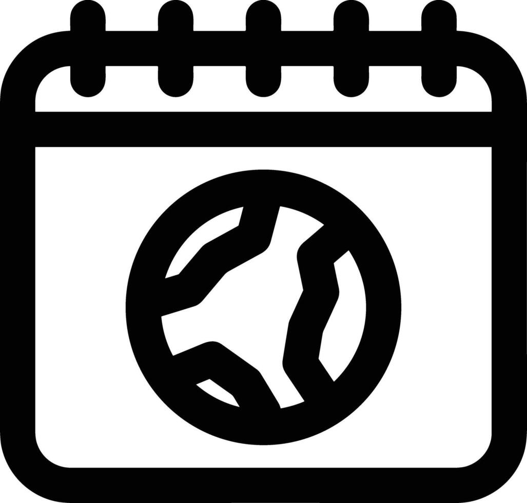 Calendar Icon symbol image for schedule or appointment vector