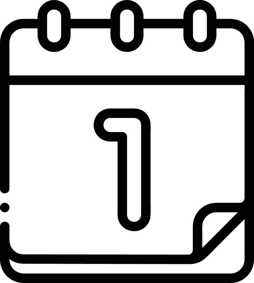 Calendar Icon symbol image for schedule or appointment vector