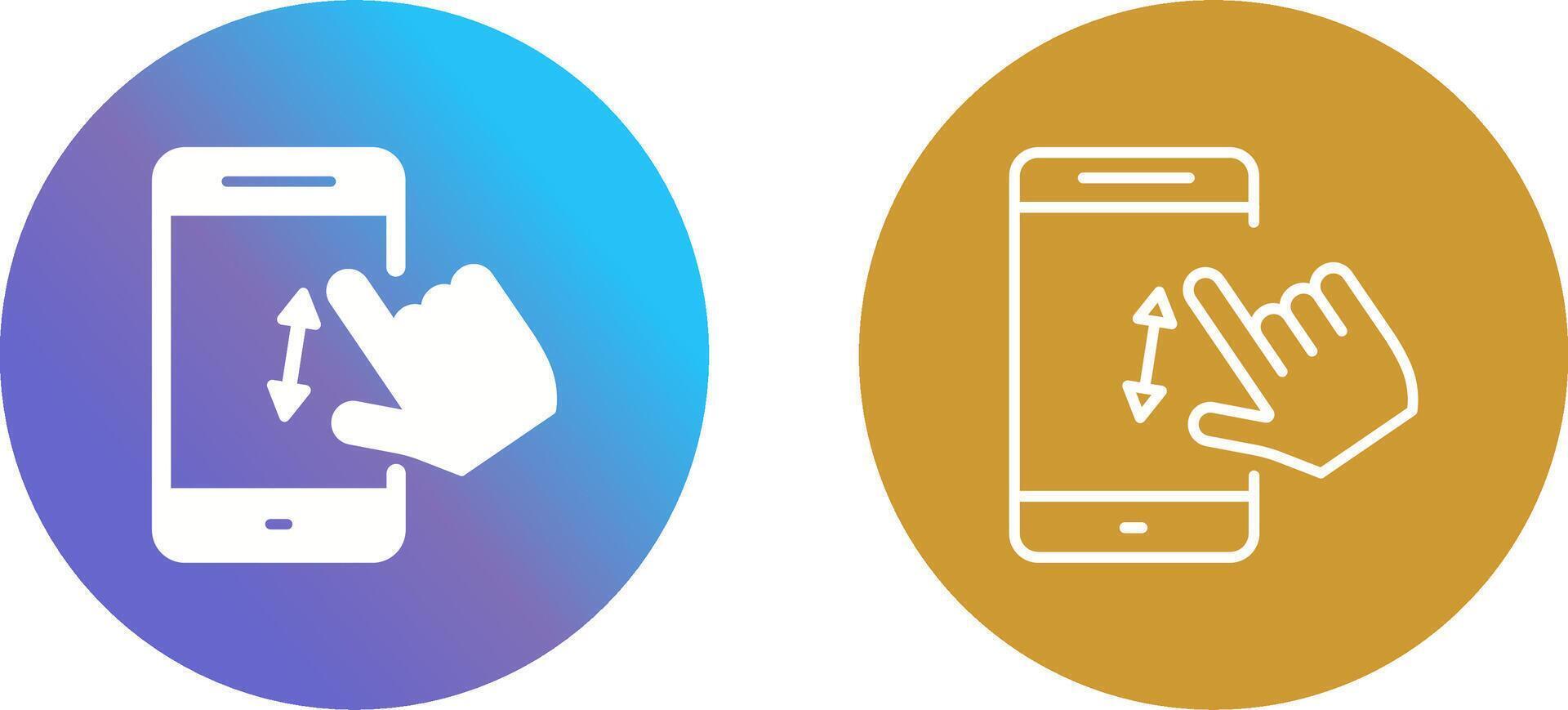 Swipe Icon Design vector