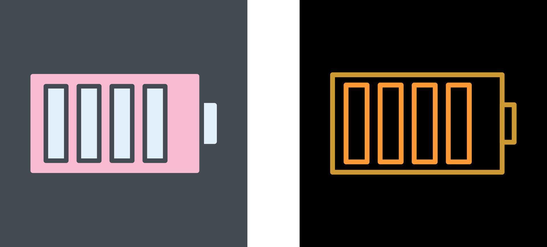 Charging Cell Icon Design vector