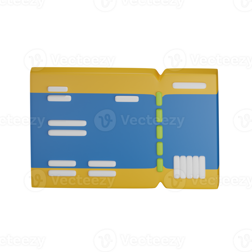 ombordstigning passera 3d illustration png