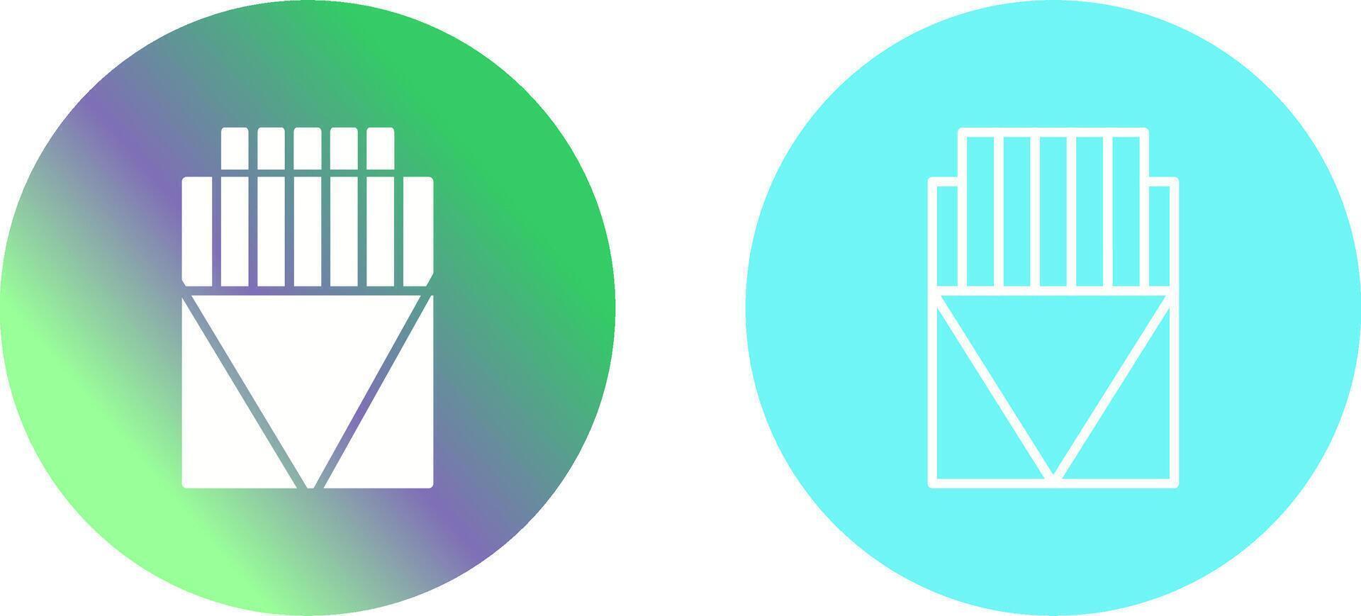Cigar Box Icon Design vector